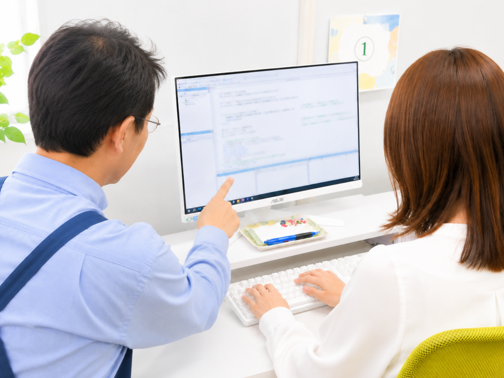 社会人向けパソコン講座の様子・ドリームＡｉパソコンスクール